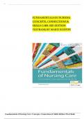 Test Bank - Fundamentals of Nursing Care&colon; Concepts&comma; Connections and Skills&comma; 3rd Edition &lpar;Burton&comma; 2019&rpar;&comma; Chapter 1-38 &vert; All Chapters