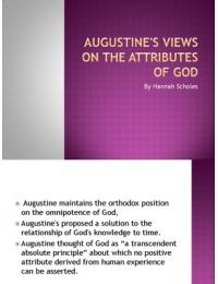 Augustine's view on the attributes of God