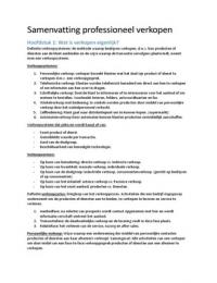 Samenvatting professioneel verkopen