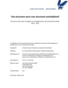 Onderzoek naar duurzame energiemarkt in Nederland