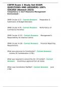 CDFM Exam 1 Study Set EXAM QUESTIONS AND ANSWERS 100- SOLVED &lpar;Newest 2025&rpar;