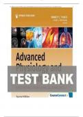 Test Bank for Advanced Physiology and Pathophysiology Essentials for Clinical Practice 2nd Edition Tkacs