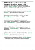McKissock USPAP  Exam Questions and Answers Package Deal