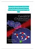 Test Bank For General Chemistry The Essential Concepts 7th Edition By Raymond Chang And Goldsby Chapters 1-22 Covered Isbn No&colon; 9780073402758 &vert;&vert;Complete A&plus; Guide 