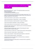 CHEM 210 Biochemistry Module 1 to 8 Exams  &lpar;2024 &sol; 2025&rpar;   Questions and Verified Answers&comma; 100&percnt; Guarantee Pass