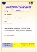 WGU C1682025-2026 EXAM QUESTIONS AND  CORRECT DETAILED ANSWERS &lpar;VERIFIED  ANSWERS&rpar; &vert;&vert;ALREADY GRADED A&plus;&vert;&vert;NEWEST  VERSION