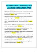 FedVTE CYBERSECURITY PACKAGE DEAL EXAMS&colon;&colon;&colon;&colon; Q&A LATEST 2024&sol;2025