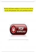 HESI Exit Exam RN &ndash; All Versions V1-V10 &lpar;2023&rpar; &ndash; 1580 Questions with Answers &ndash; Complete Exam Preparation Pack