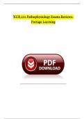 NUR 231 Pathophysiology Exams Reviews- Portage Learning
