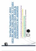Verified &ast;Authentic&ast; 2025 HESI RN MED SURG EXAM V2 STUDY GUIDE NOTES TEST BANK & SCREENSHOTS W&sol; ANSWERS