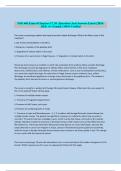 NSG 460 Exam 4 Chapters 17&comma; 26 &vert; Questions And Answers