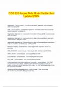  COG 220 Access Data Model Verified And Updated 2025&period;