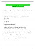 Econ 2150 Exam Prep Questions with Verified 100&percnt; Correct Answers