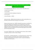 ECON 2150 Final Exam Questions with Verified 100&percnt; Correct Answers