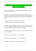 BUNDLE OF ECON 2150  Exams &vert; Questions with Verified 100&percnt; Correct Answers