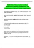ORGB364 Study Set- Latest Update Exam Questions and Verified Correct Answers from Credible Sources &vert;Golden Ticket to Guaranteed A&plus;