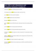 2w1 CDC-s set b Questions and Complete Solutions Graded A&plus;