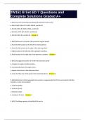 2W151 B Set ED 7 Questions and Complete Solutions Graded A&plus;