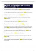 2w151 B set Questions with Complete Solutions Graded A&plus;