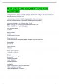 NUR 150 EXAM &num;3 QUESTIONS AND ANSWERS