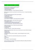 NUR 150 EXAM 2 Q&A