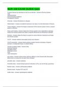 NUR 150 EXAM GUIDE Q&A