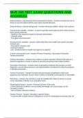 NUR 150 NEIT EXAM QUESTIONS AND ANSWERS