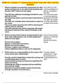 NURS 211 Chapter 17&colon; Implementing Exam Test with 100&percnt; Verified Answers