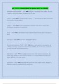 AP PSYCH  EXAM REVIEW Qs&As 2025 A&plus; GRADE