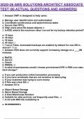 2025>26 AWS SOLUTIONS ARCHITECT ASSOCIATE TEST &vert;90 ACTUAL QUESTIONS AND ANSWERS&vert;