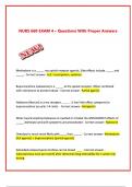 NURS 660 EXAM 4 &ndash; Questions With Proper Answers&period;