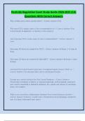 Pesticide Regulation Exam Study Guide 2020-2025 &lpar;CA&rpar;  Questions With Correct Answers