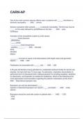 CARN-AP QUESTIONS & ANSWERS 2024 &lpar; A&plus; GRADED 100&percnt; VERIFIED&rpar;