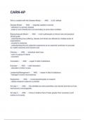 CARN-AP QUESTIONS & ANSWERS 2025 &lpar; A&plus; GRADED 100&percnt; VWERIFIED&rpar;