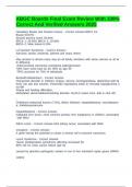 ABGC Boards Final Exam Review With 100&percnt; Correct And Verified Answers 2025