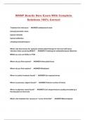 WHNP Boards New Exam With Complete Solutions 100&percnt; Correct