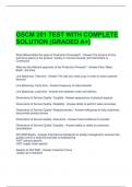 GSCM 201 TEST WITH COMPLETE SOLUTION &lpar;GRADED A&plus;&rpar;