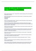  GSCM 201 EXAM QUESTIONS WITH ALL CORRECT ANSWERS 