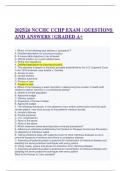 2025&vert;26 NCCHC CCHP EXAM &comma;&comma; NCCHC CCHP EXAM&comma; CCHP FINAL EXAM &comma;&comma; CCHP GENERAL EXAM &vert; 2025&vert; 30 ACTUAL QUESTIONS & ANSWERS &vert; GRADED A&plus;&period;
