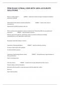 PRM EXAM 3 &lpar;FINAL&rpar; 2025 WITH 100&percnt; ACCURATE SOLUTIONS