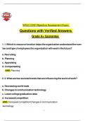 WGU C232 Objective Assessment Exam Questions with Verified Answers &lpar;2025 &sol; 2026&rpar; Grade A&plus; Guarantee
