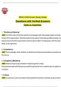 WGU C234 Exam Questions and Answers 2024 / 2025 | 100% Verified Answers (COMPLETE PACKAGE)