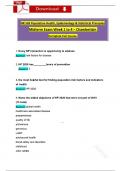 NR503 &sol; NR 503 Epidemiology Week 1 to 8 Study Guide Questions &lpar;Latest 2025 &sol; 2026&rpar; with Revised Correct Answers &lpar;A&plus; Guarantee&rpar; &ndash; Chamberlain