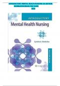 INTRODUCTORY MENTAL HEALTH NURSING 5th EDITION WOMBLEKINCHELOE TEST BANK 2024
