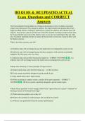 IHI QI 101 & 102 UPDATED ACTUAL  Exam Questions and CORRECT  Answers 