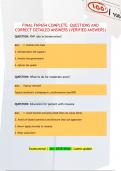 FINAL FNP654 COMPLETE QUESTIONS AND  CORRECT DETAILED ANSWERS &lpar;VERIFIED ANSWERS&rpar;