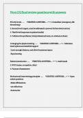 Nurs 252 final review questions with answers