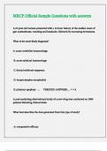 MRCP Official Sample Questions with answers