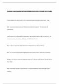 PSCI 2306 Exam &vert; Questions And Answers 