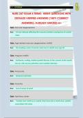 NURS 247   QUESTIONS WITH DETAILED VERIFIED ANSWERS &lpar;100&percnt; CORRECT ANSWERS&rpar; &sol;ALREADY GRADED A&plus;